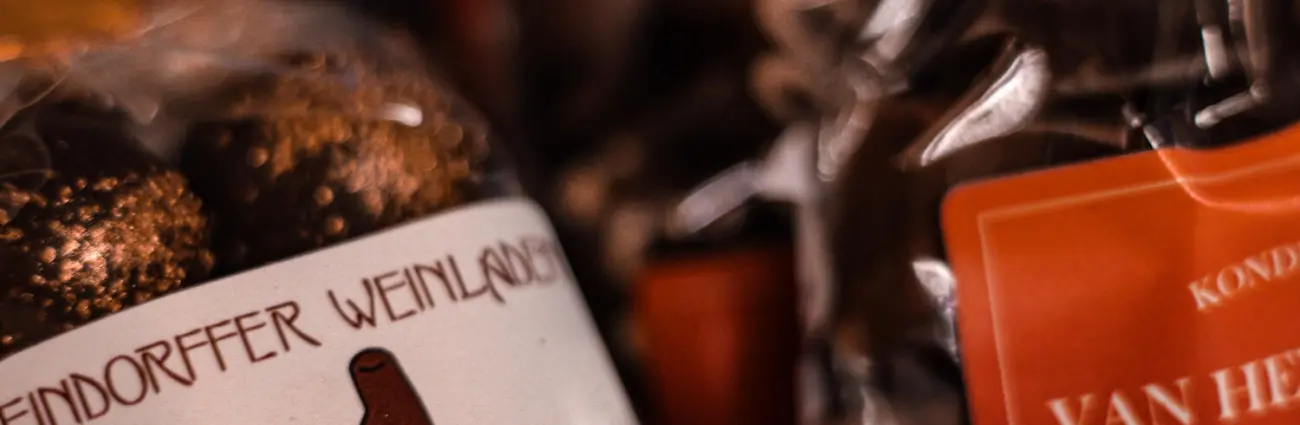 Glühweinpralinen und Pralinen van Heyningen